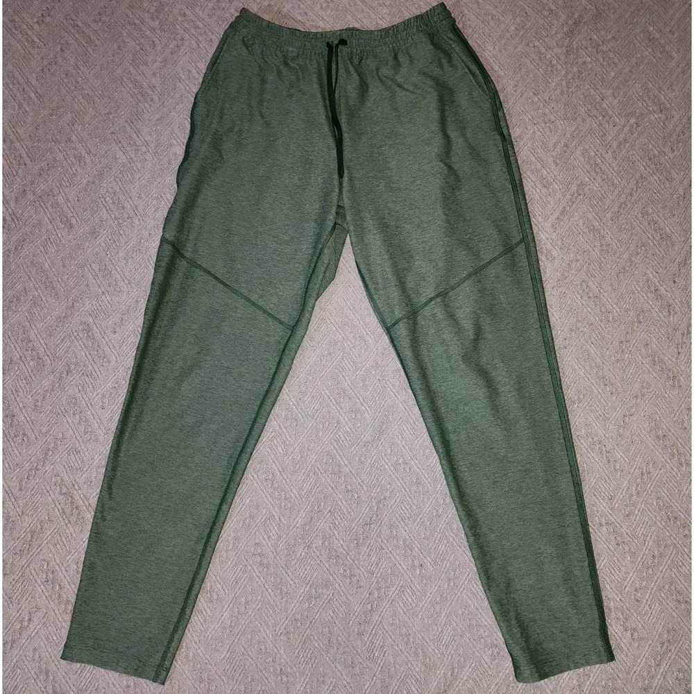 Outdoor Voices Track Pants Sz L Green Athletic Athleisure Gym Workout Joggers